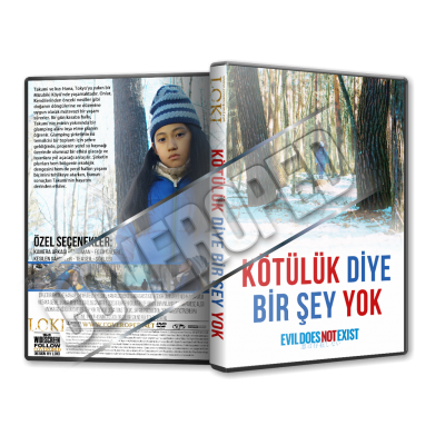 Kötülük Diye Bir Şey Yok - Evil Does Not Exist - 2023 Türkçe Dvd Cover Tasarımı